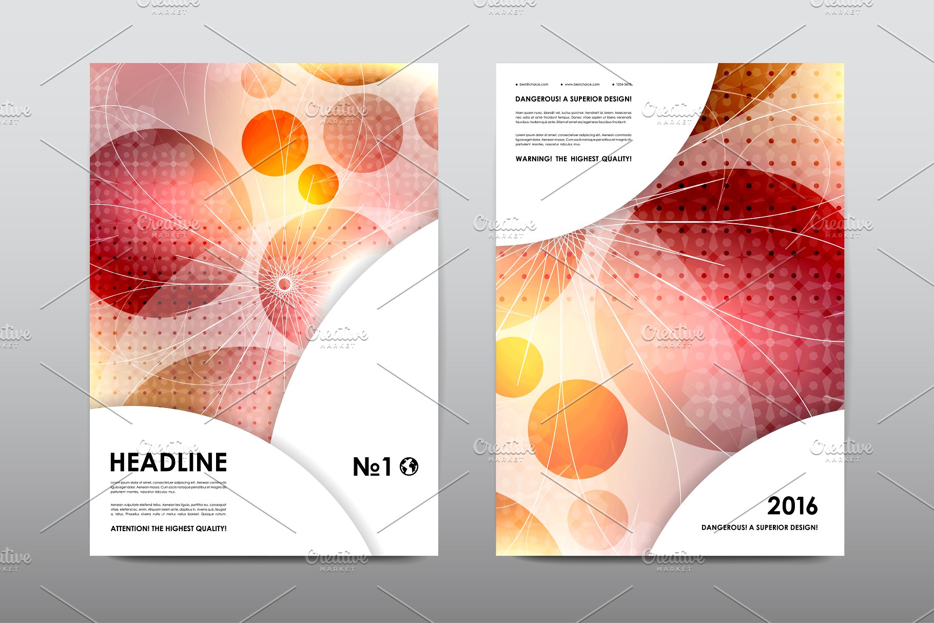 50+企业画册模板合集 50+ Business Brochures Bundle插图(37)