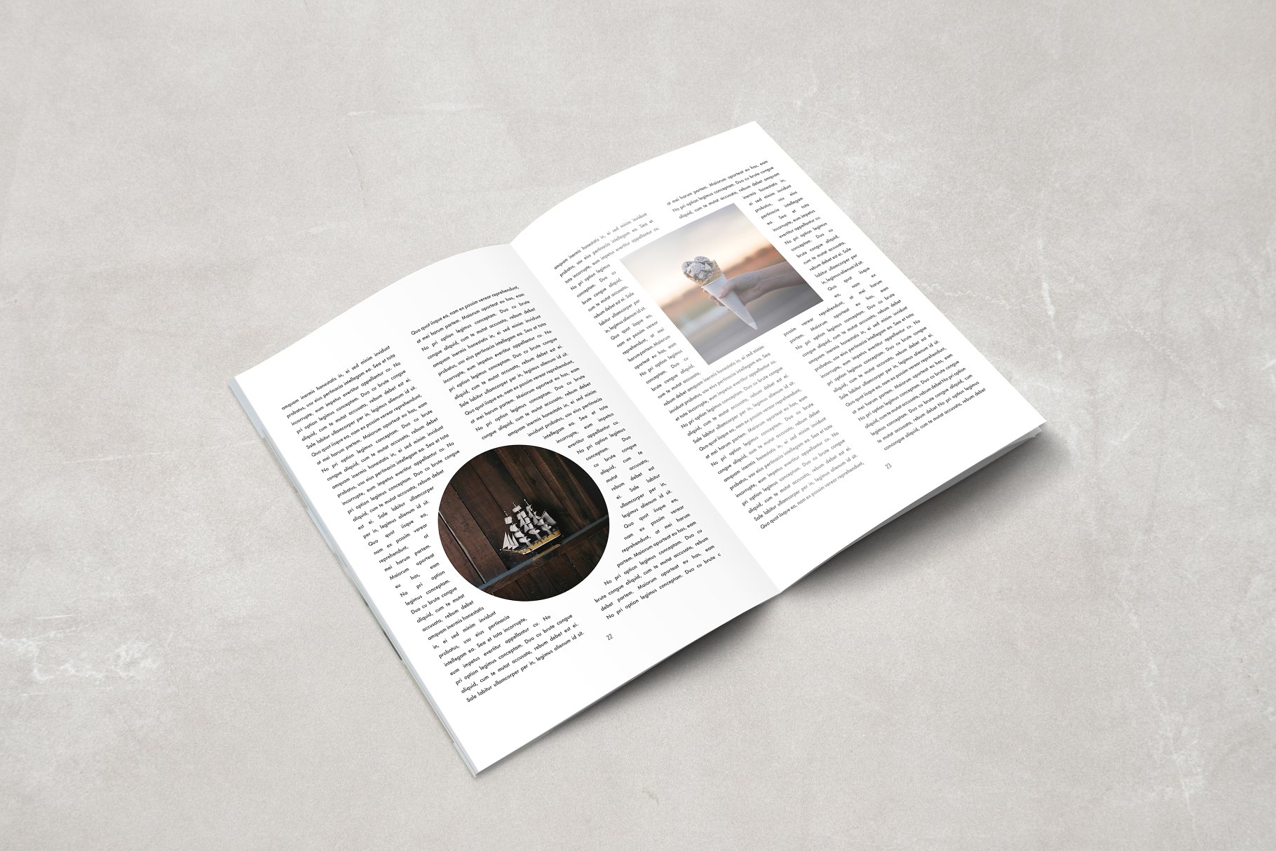 多用途的设计杂志模板 Minimalista Magazine插图(4)