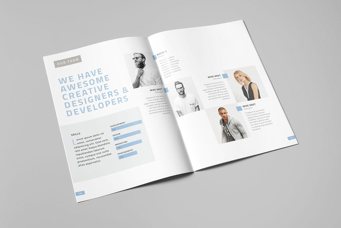高端创意设计/广告服务公司画册设计模板v2 Corporate Brochure Vol.2插图8