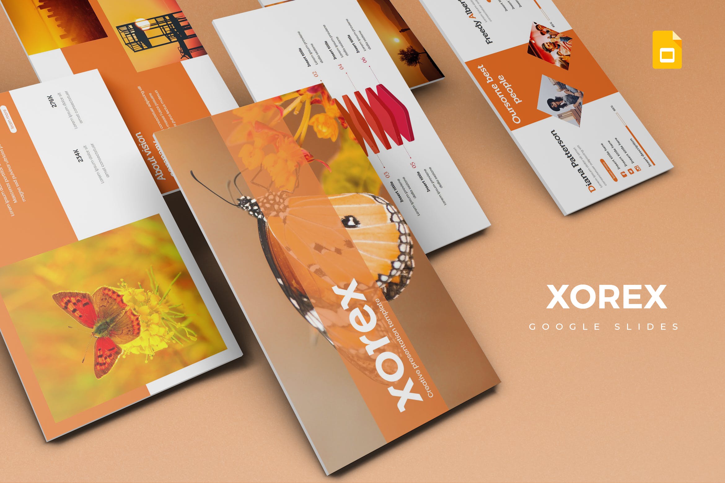 公司产品规划谷歌幻灯片模板 Xorex – Google Slides Template插图