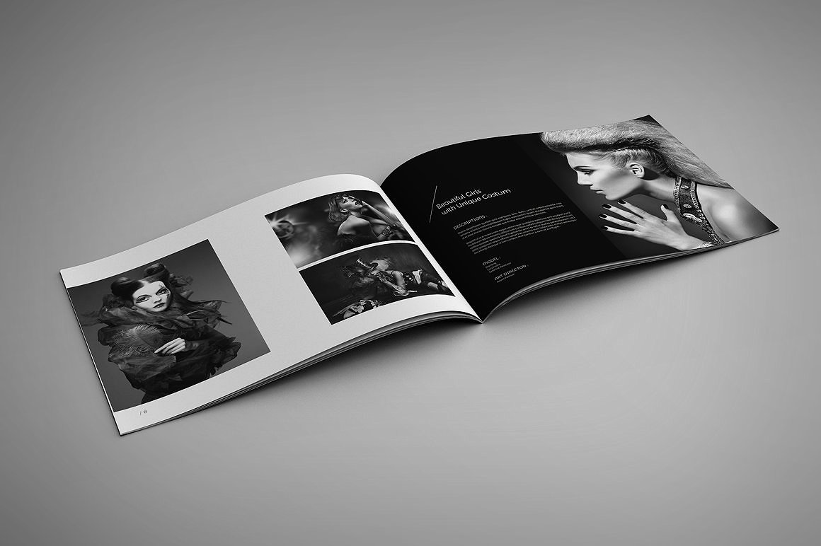 24P专业简洁现代的摄影画册手册杂志楼书设计模板插图(5)