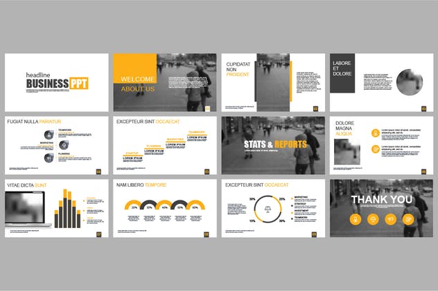 企业市场营销报告PPT演示模板素材 Powerpoint Templates插图7