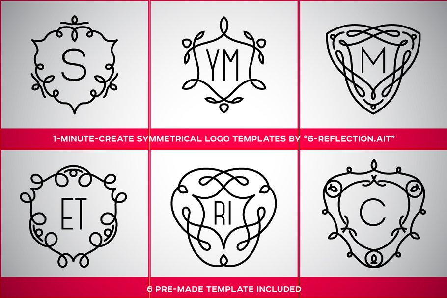 曼陀罗装饰元素AI图层模板 Ai Mandala Ornament Templates插图(6)