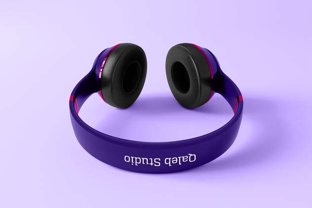 高品质头戴运动音乐耳机样机模板 Headphones Mockup插图(4)