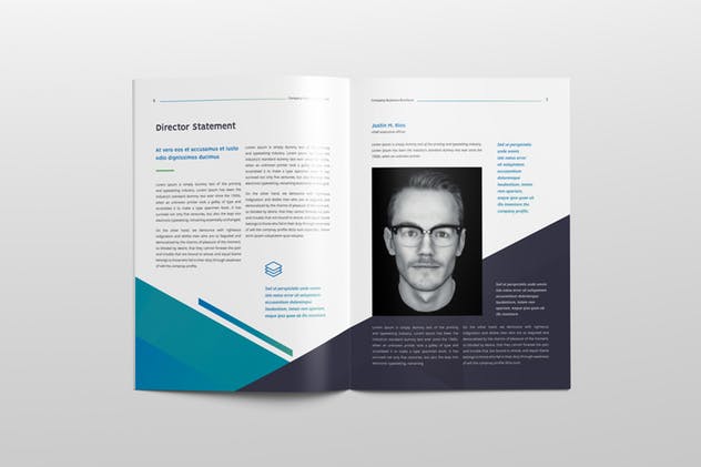 简约现代多用途宣传画册设计模板 Clean & Modern Multipurpose Brochure插图(3)