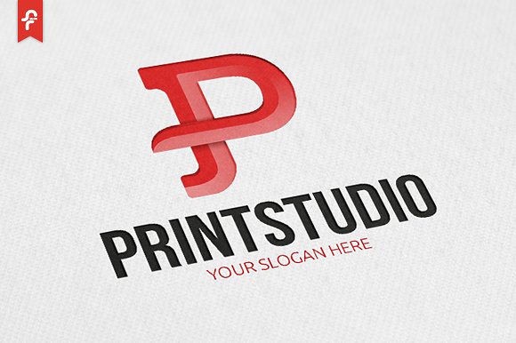 打印印刷业务Logo模板 Print Studio Logo插图