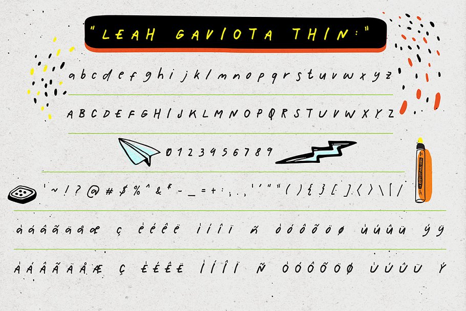 创意艺术英文手写字体 Leah Gaviota Script插图(13)