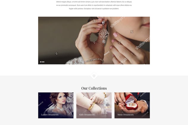 珠宝电商网站设计PSD模板 Jewelry Shop – eCommerce Photoshop Template插图(3)