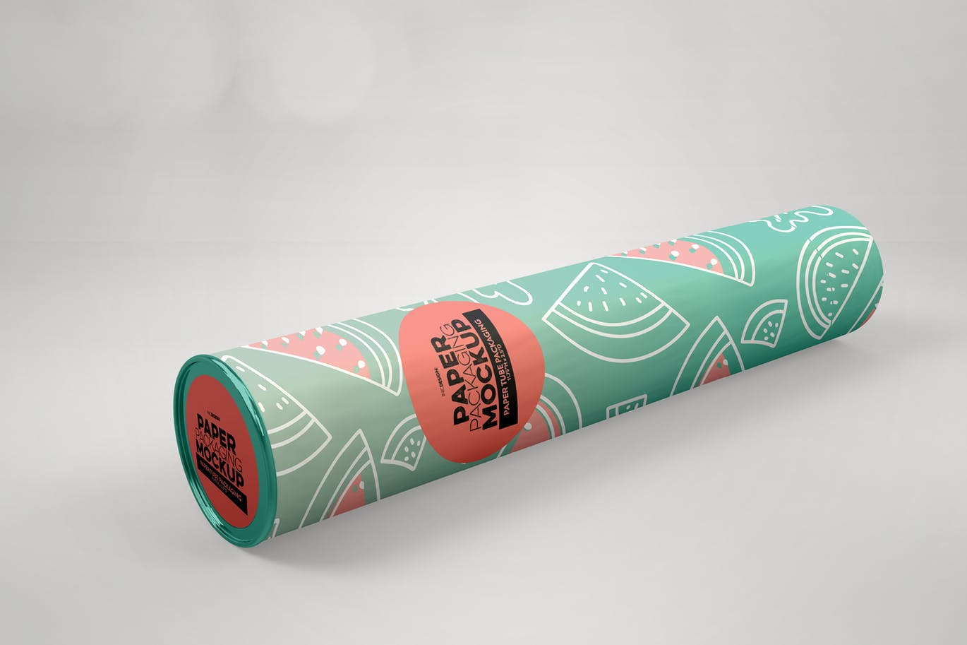 纸筒收纳包装设计样机模板 Paper Tube Packaging Mockup插图(2)
