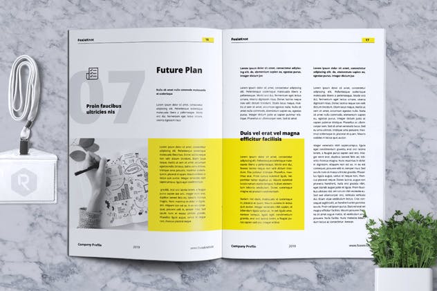 24页公司简介宣传册画册设计模板 FOXIEKNOT – Company Profile Brochure插图9