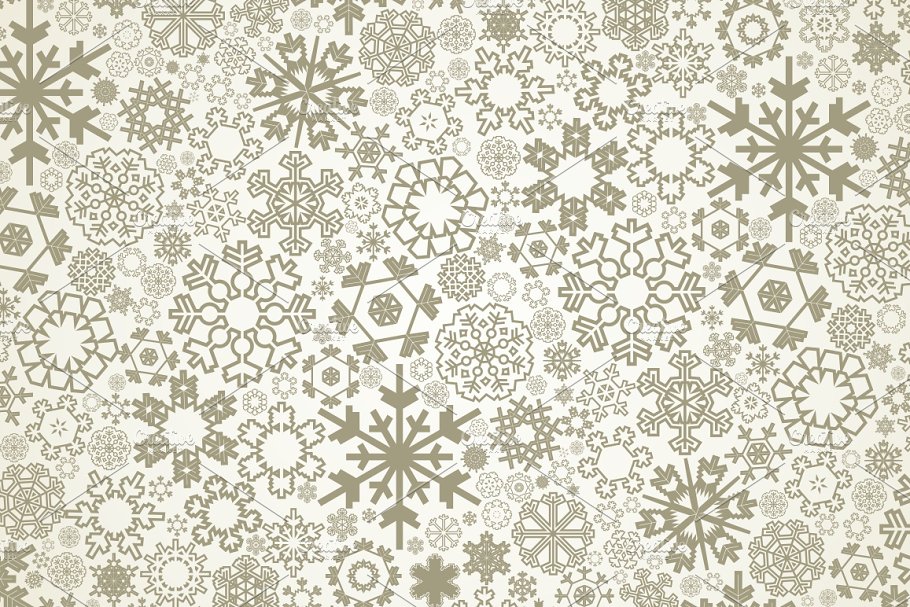 漂浮纹理雪花装饰插图 Structure snow插图(2)