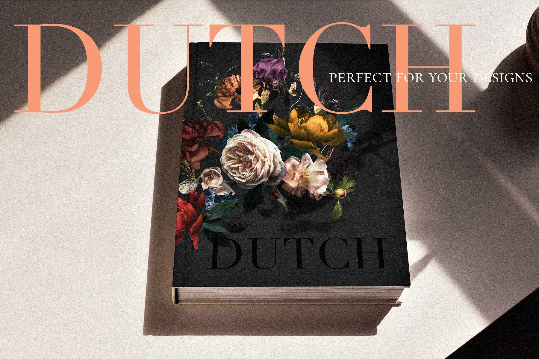 传统色彩荷兰花卉剪贴画 Vintage Floral Clip Art – Dutch插图7