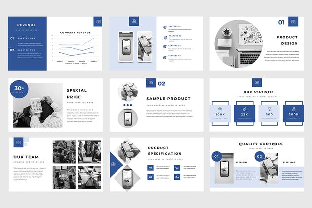 产品项目展示Google幻灯片模板 Manola Pitch Deck Google Slides Presentation插图(2)