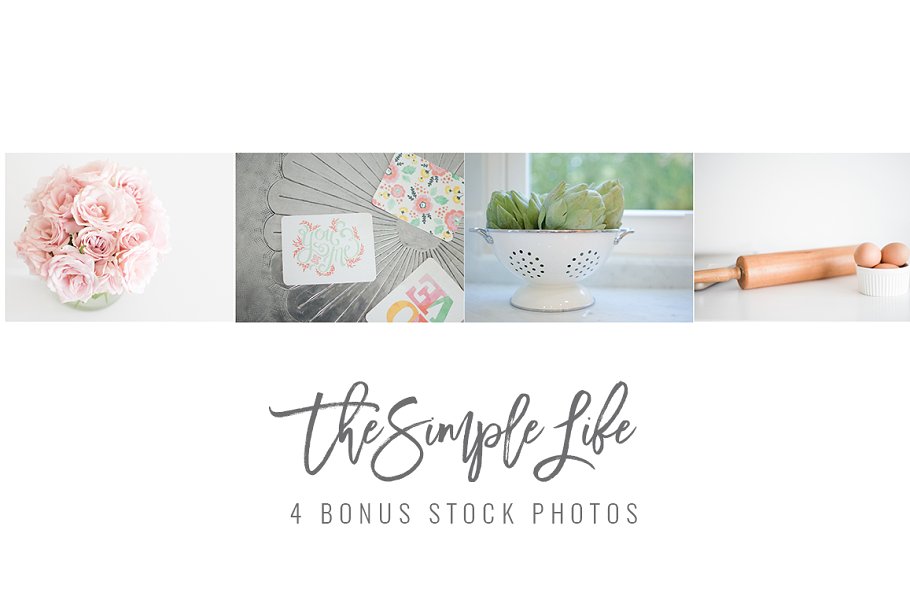 简约生活场景样机模板 Simple Life Stock Photos + 4 FREE插图(3)