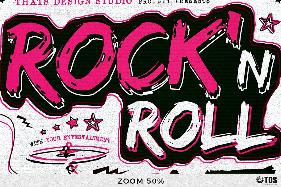 摇滚音乐节活动海报PSD模板v5 Rock Festival Flyer PSD V5插图9