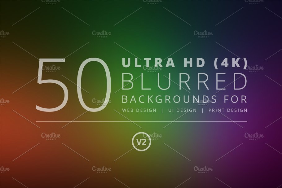 50超高清分辨率模糊背景v2 50 Ultra HD Blurred Backgrounds v2插图