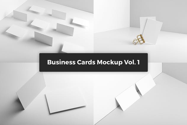 豪华尊贵VIP名片样机套装Vol.1 Business Cards Mockup Vol. 1插图(6)