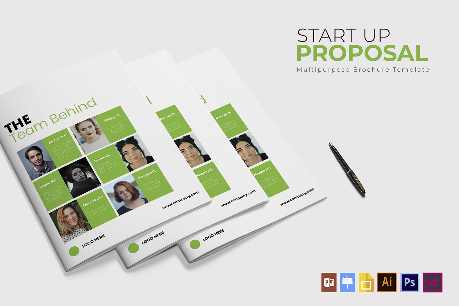 项目招标企业简介画册设计模板 Start Up | Proposal插图2