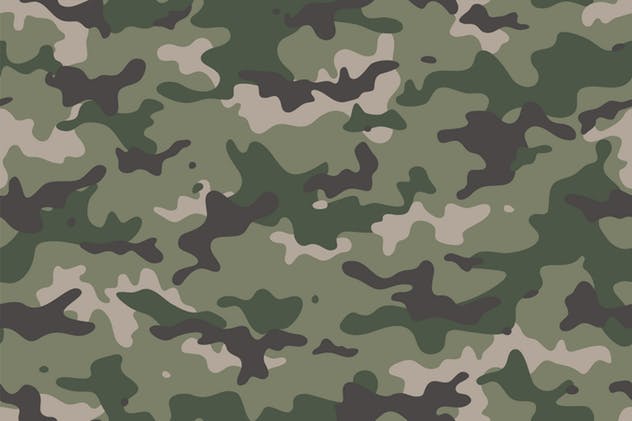 军队服装迷彩无缝纹理 Camouflage Seamless Patterns插图(4)