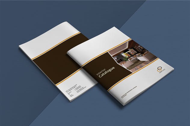 企业内宣产品目录设计INDD模板 Interior Catalogue Template插图(14)