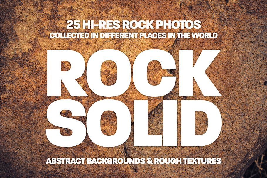 高清自然真实岩石石头照片素材 Rock Solid – Rock & Stone Collection插图