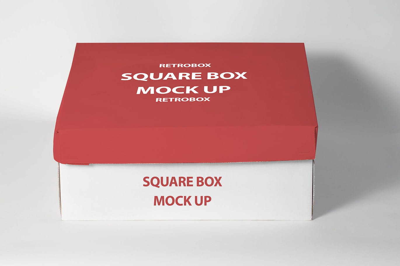 高品质的正方形的包装盒子VI样机展示模型mockups插图