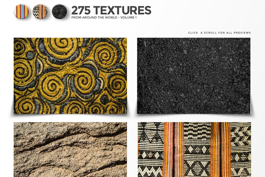 275款凸显世界各地风景文化的背景纹理合集[3.86GB] 275 Textures From Around the World插图4