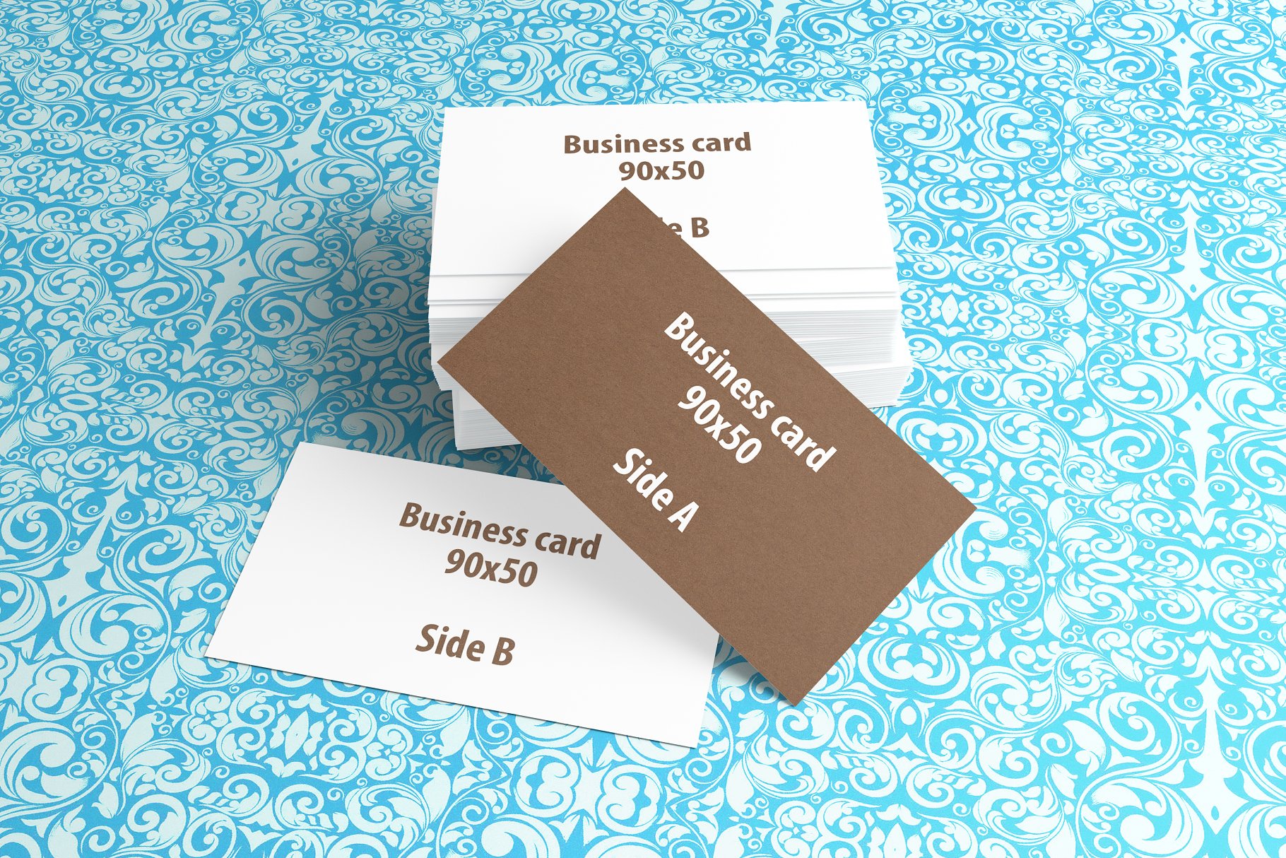标准企业名片样机模板 Standard Business Cards Mockups v.1插图