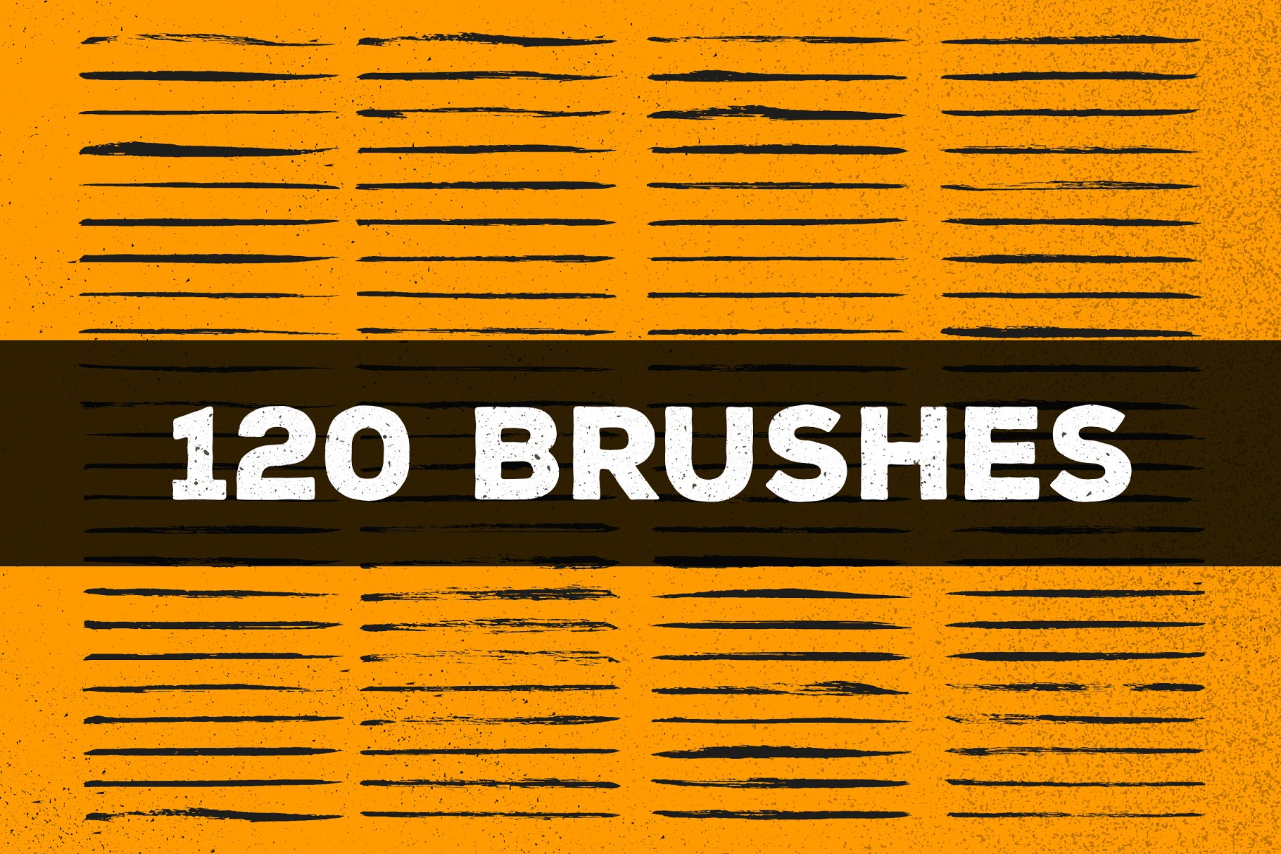 120款手绘画笔AI笔刷大合集 120 Brush Pens for Adobe Illustrator插图2