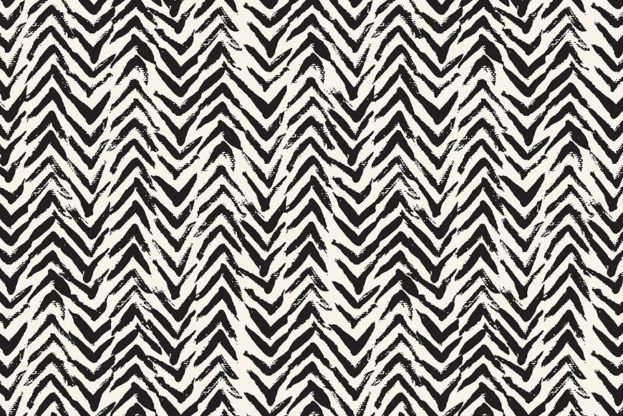 人字形图记无缝图案纹理 Chevron. Seamless Patterns Set v.2插图(3)