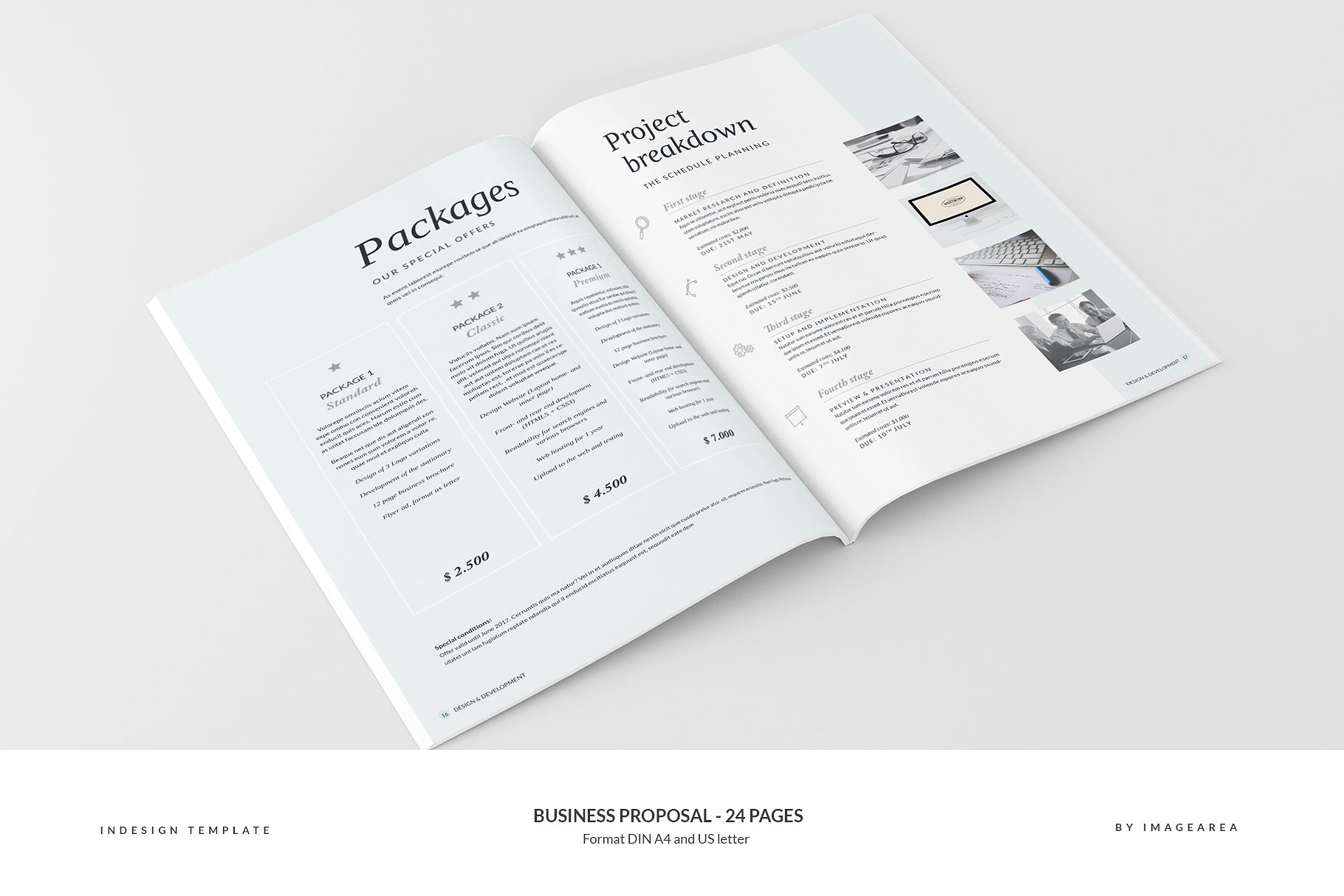 商业策划书计划书设计模板 Business Proposal – 24 pages插图10