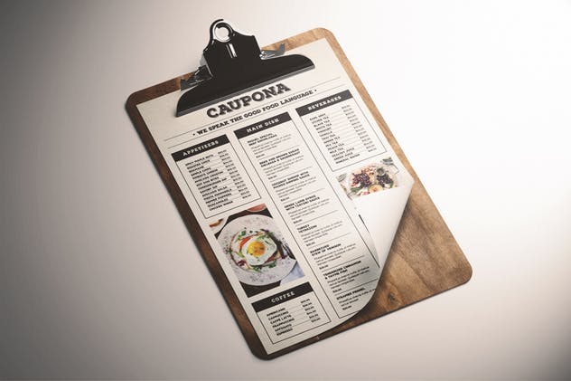 经典美食菜谱菜单设计模板 Classic Food Menu插图2