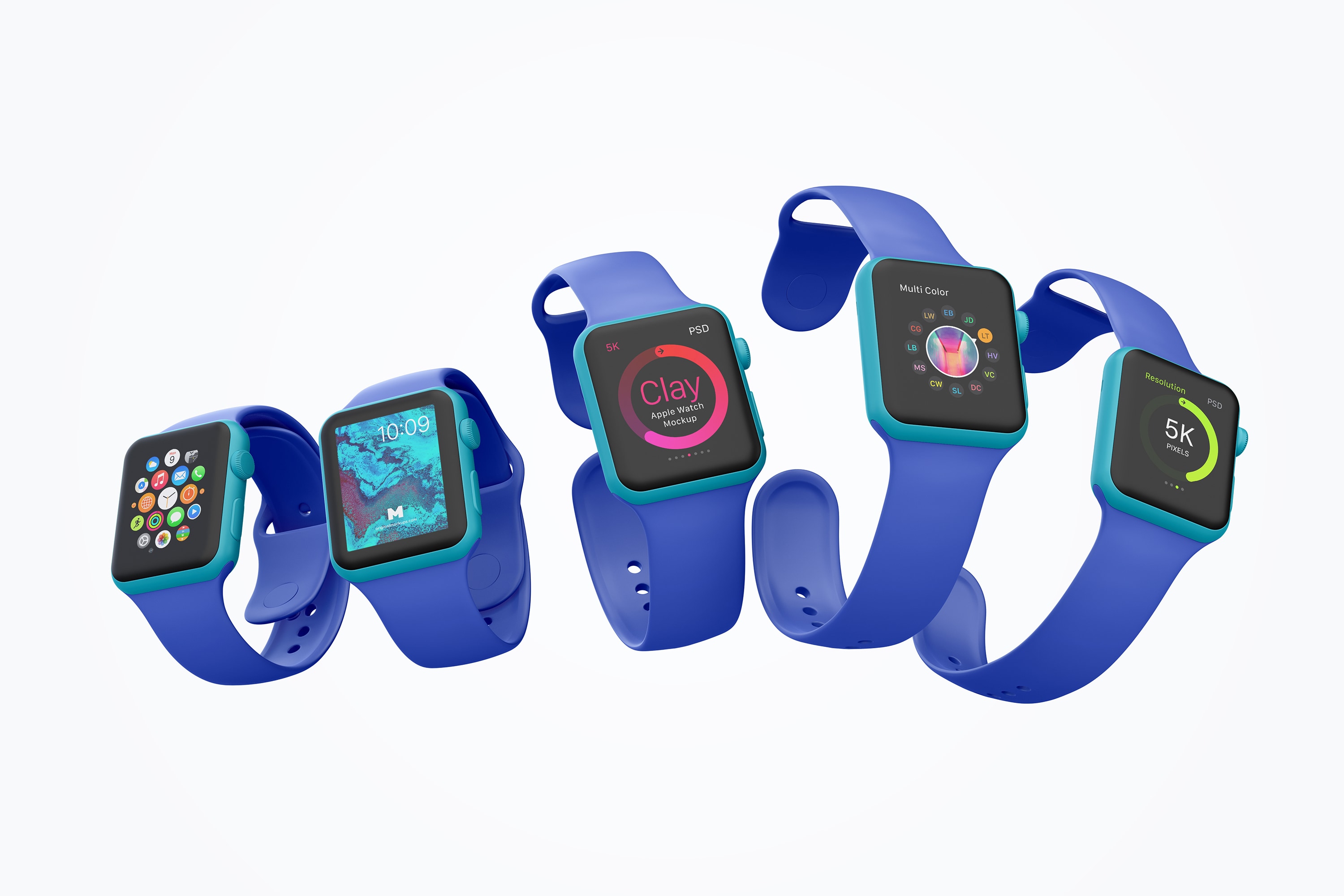 Apple Watch智能手表APP应用UI设计屏幕演示样机08 Clay Apple Watch Mockup 08插图3 Apple Watch智能手表APP应用UI设计屏幕演示样机08 Clay Apple Watch Mockup 08插图3
