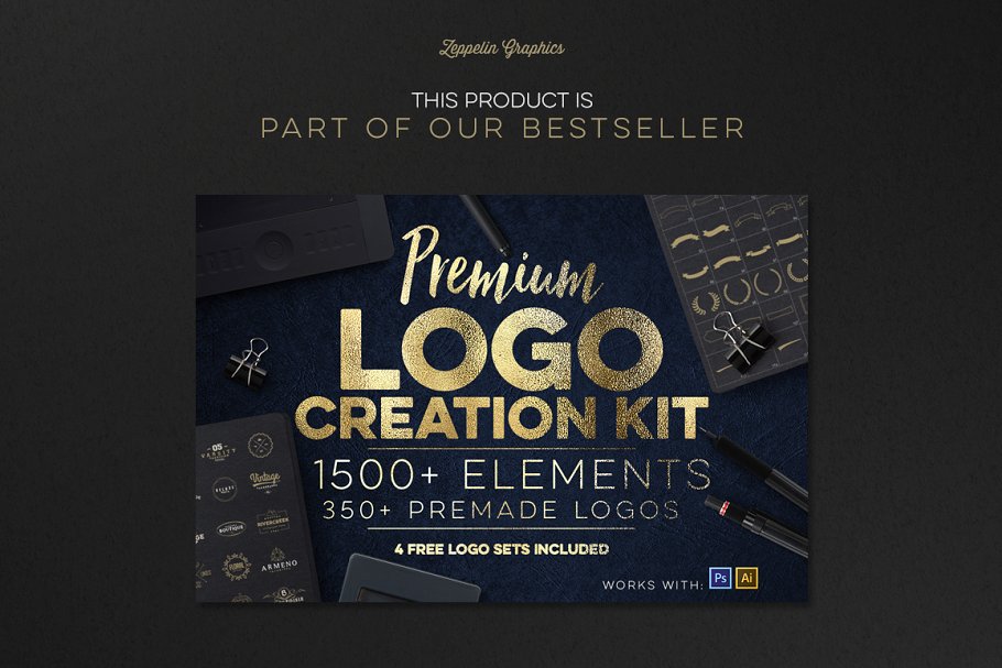 Logo标志创意设计套件v6 Logo Creation Kit Vol.6插图(8)