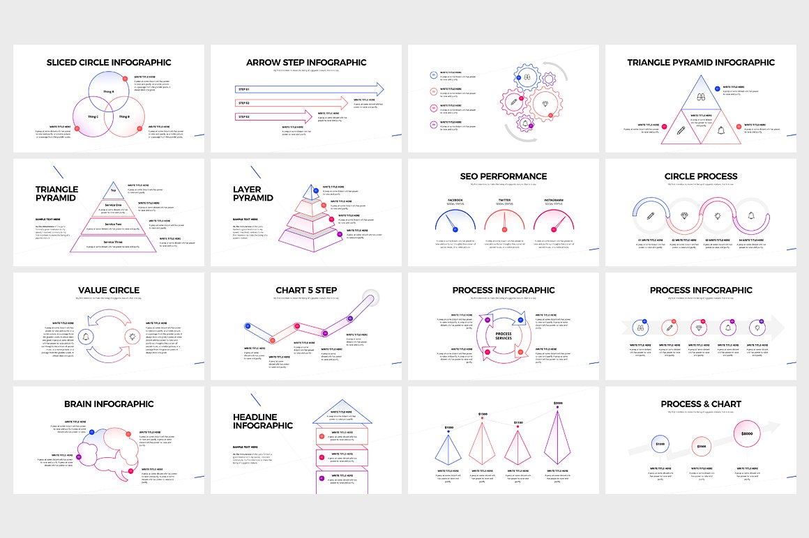 NOVA Powerpoint template113页独特极简的商业化PPT模板下载[ppt,pptx]插图(6)