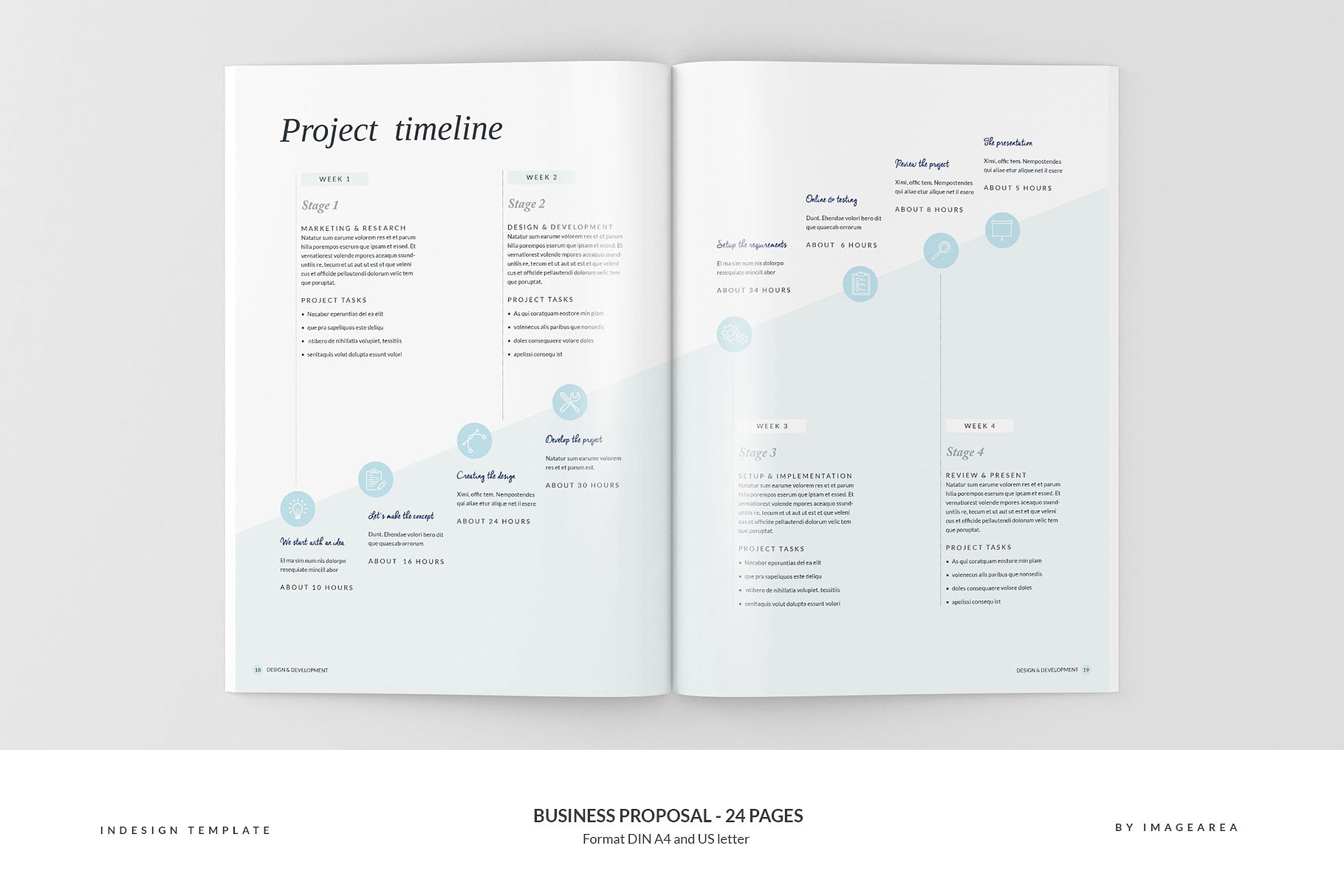商业策划书计划书设计模板 Business Proposal – 24 pages插图11