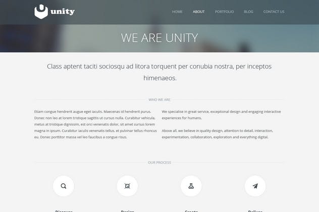 多用途商业网站企业网站设计PSD模板 Unity – Multipurpose PSD Template插图(2)