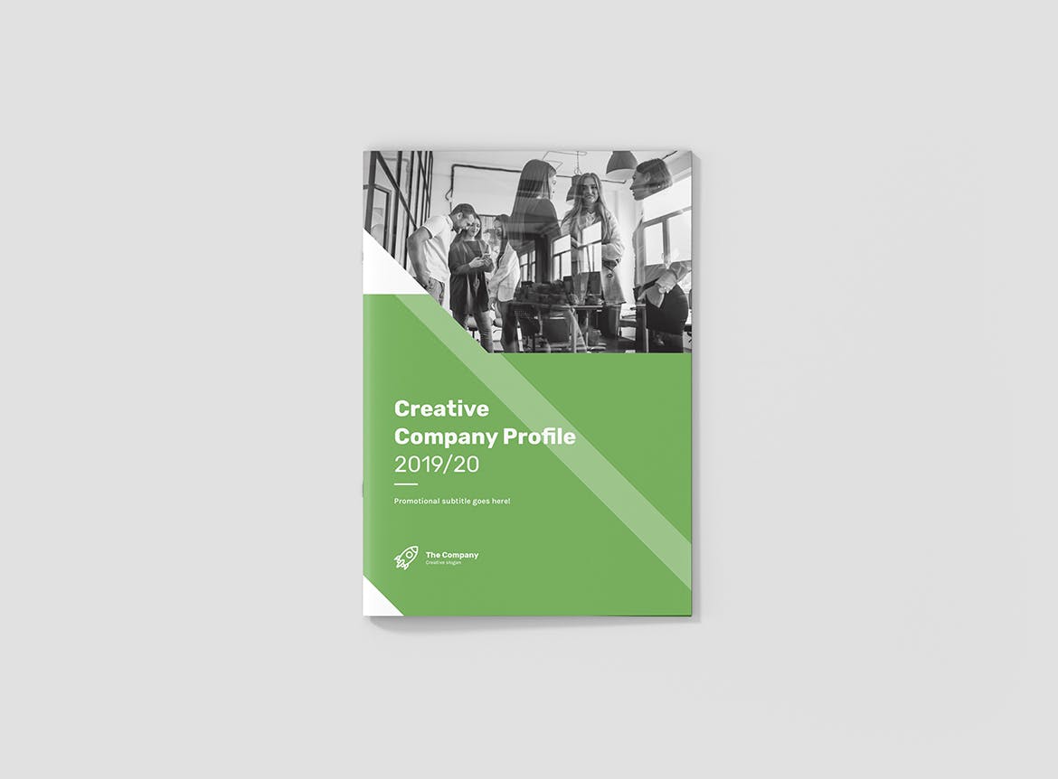 创意多用途竖版设计风格企业公司画册排版设计模板 Creative Multipurpose Company Profile插图1