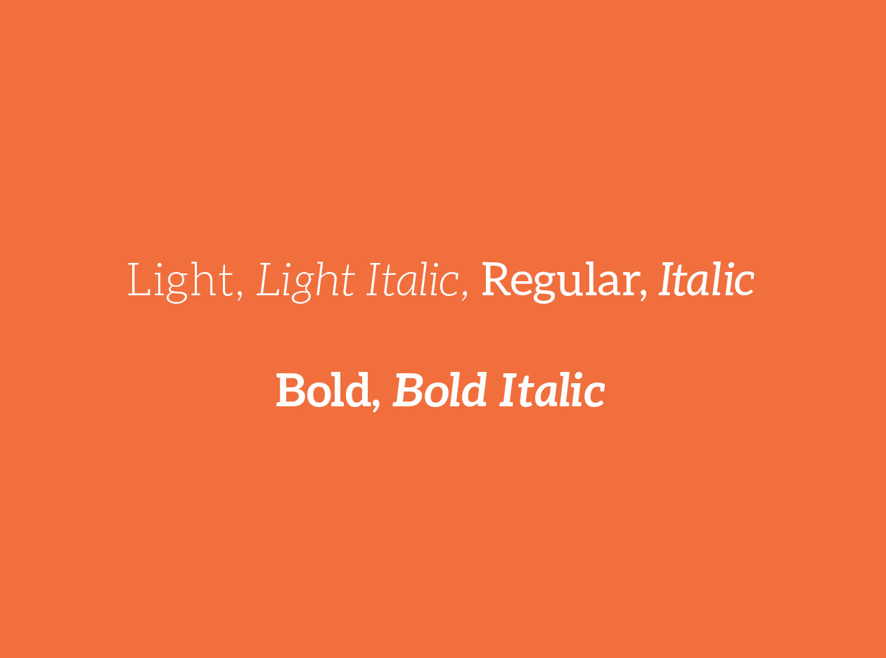 排版设计绝配英文半圆衬线字体 Aleo Slab Typeface插图1