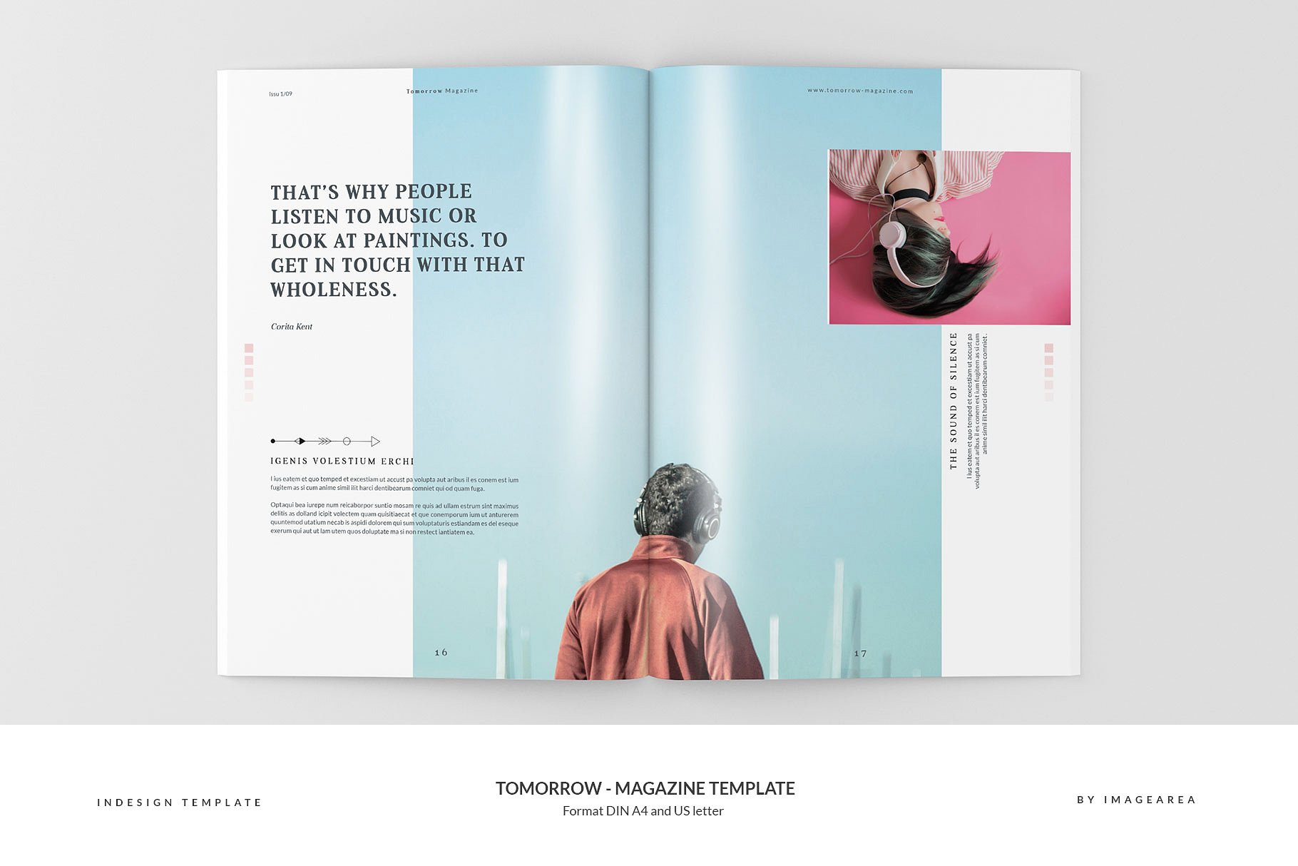 图文并茂排版优秀的专业杂志模板 Tomorrow – Magazine Template插图(9)