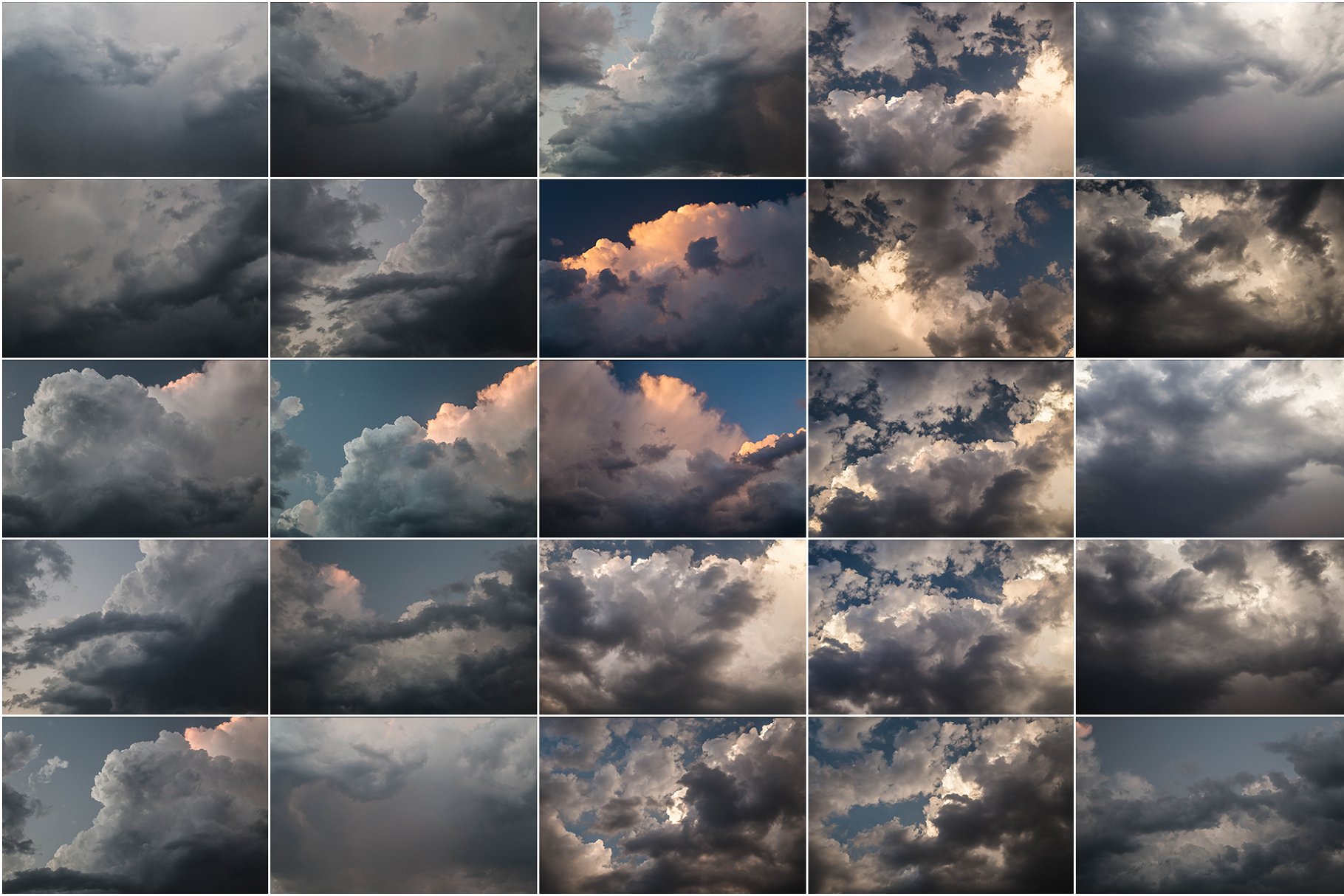 5K超清暴风雨天空叠层背景 5K Stormy Sky Overlays插图(2)