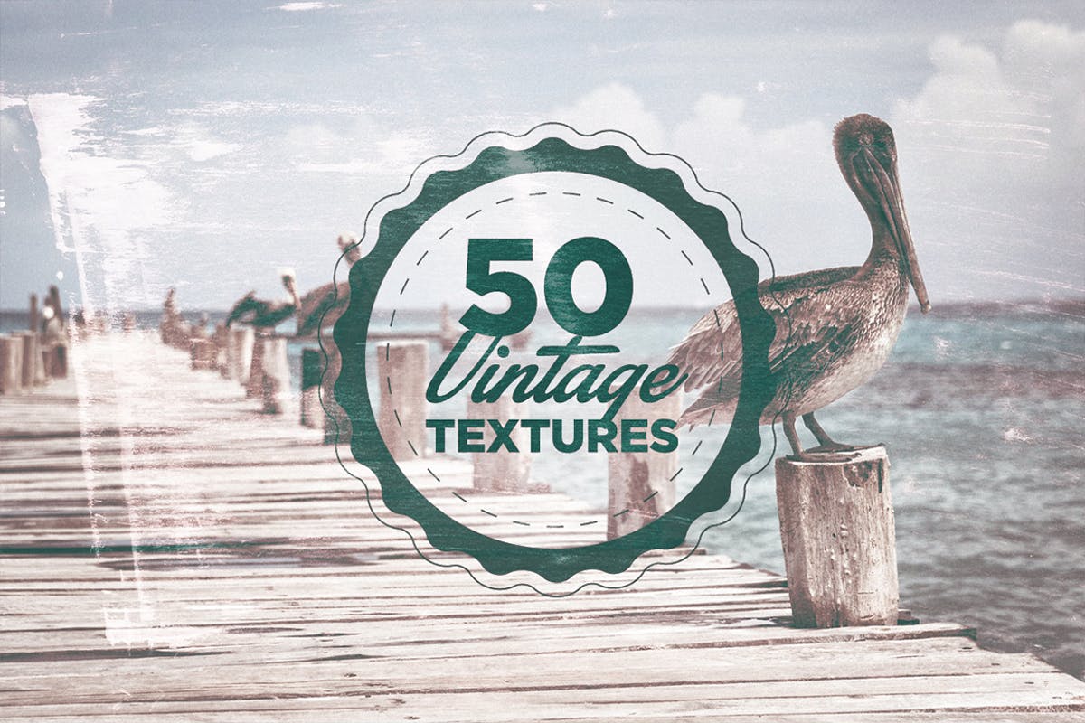50款照片复古做旧处理纹理素材 50 Vintage Grain Textures插图