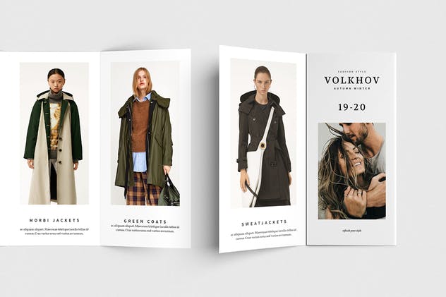 多折页产品宣传册设计模板下载 Volkorn 3fold Brochure插图(3)