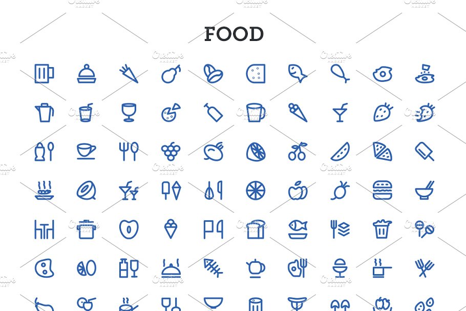 5000+粗线条图标合集 5000+ Bold Outline Icons Bundle插图(1)