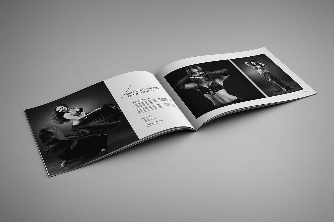 24P专业简洁现代的摄影画册手册杂志楼书设计模板插图(7)