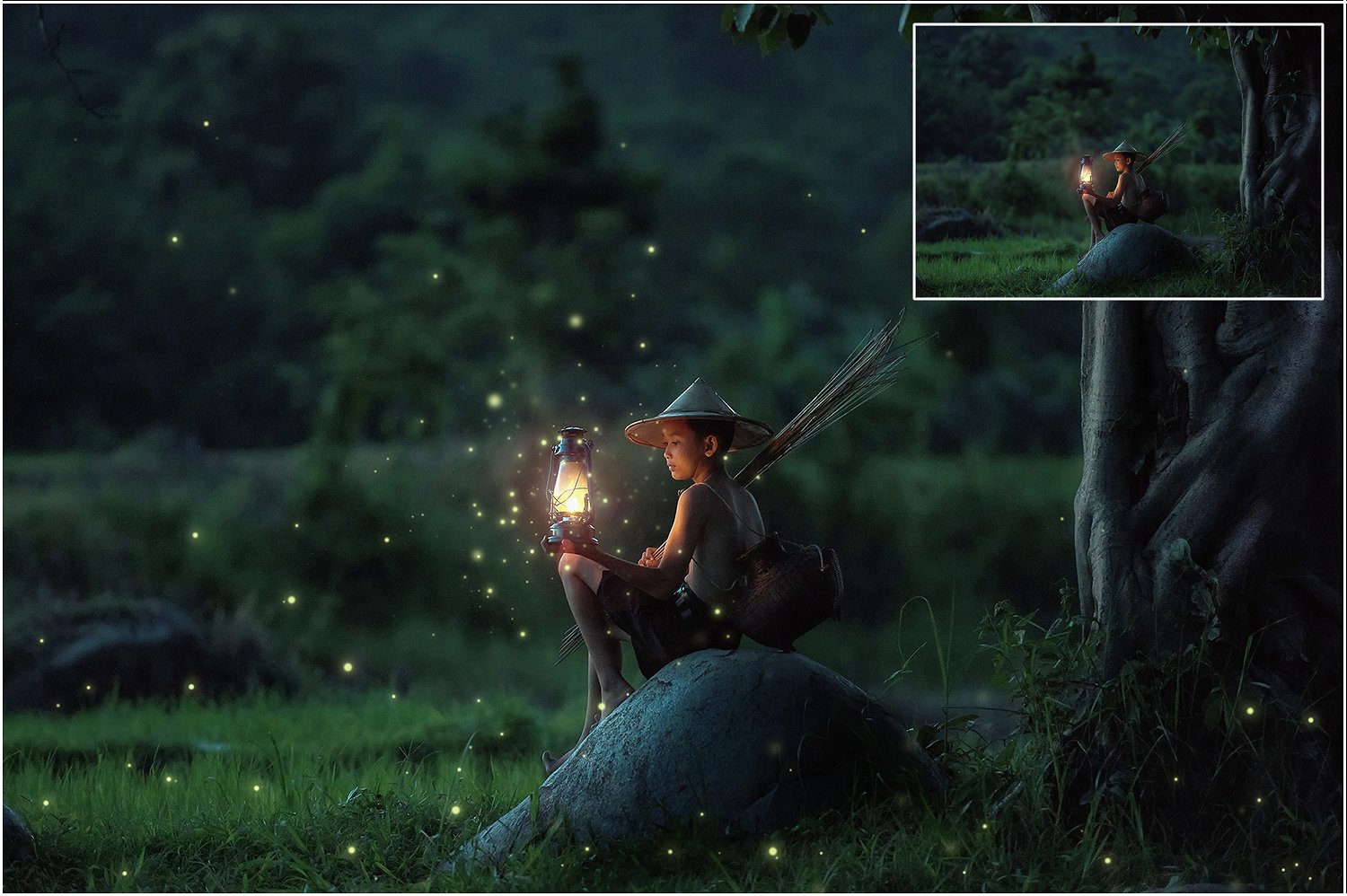 超高像素火花特效叠层背景 5K Fireflies Vol. 1插图1