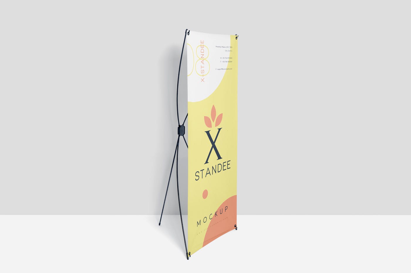 X展架广告海报设计预览图样机 X Standee PSD Mockups插图(2)