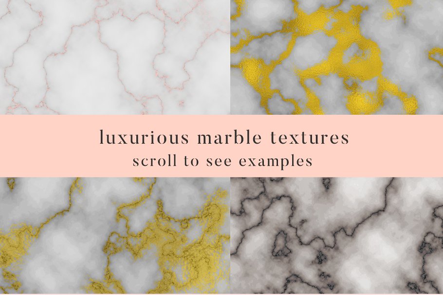 50个奢华金箔&大理石质地纹理[1.34GB] 50 luxury gold & marble textures插图5