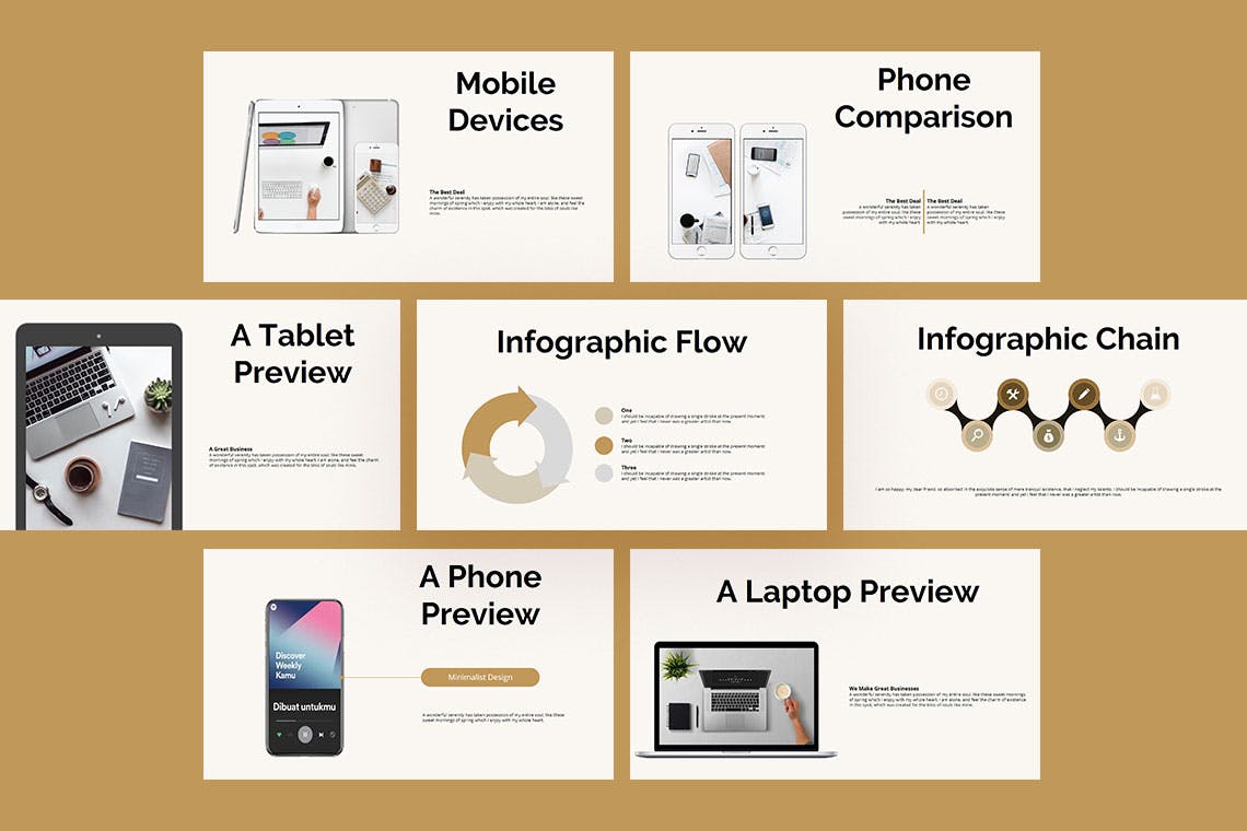 专业企业宣传谷歌幻灯片设计模板 Great Business – Google Slide Presentation插图(4)