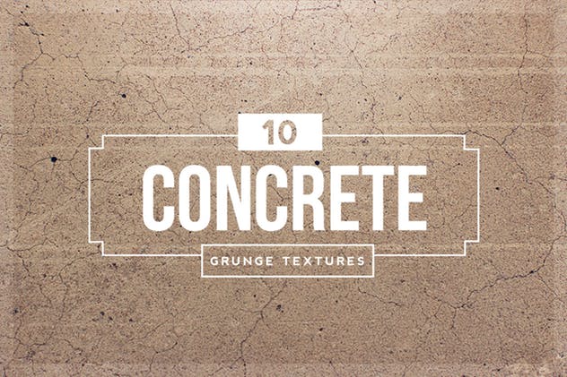 10个混凝土地板粗糙纹理 10 Concrete Grunge Textures插图1